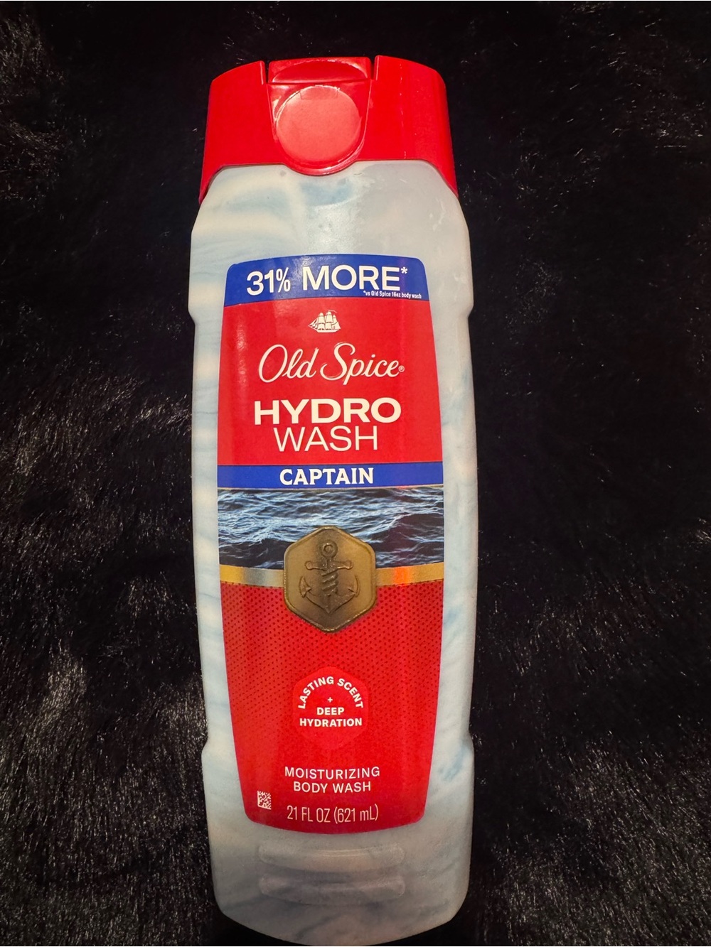 Old Spice Hydro Wash Captain Moisturizing Body Wash – Red Bottle
